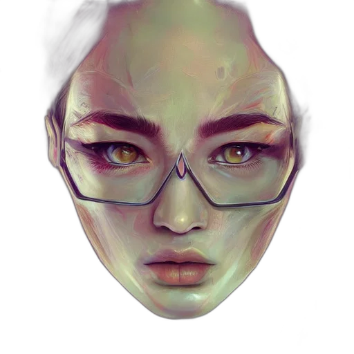 mask, face, creature, robot transparent PNG cut-out