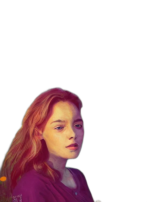 face, robot, jacket, hair transparent PNG cut-out