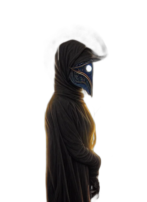 mask, staff, dress, face transparent PNG cut-out