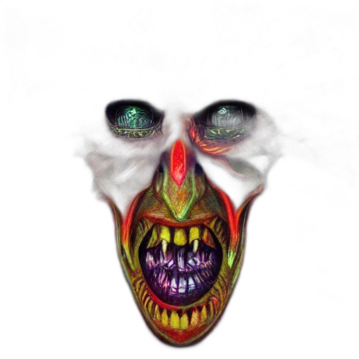 mask, face, creature, crown transparent PNG cut-out