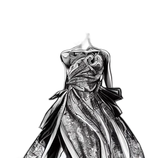 dress, jacket, crown, mask transparent PNG cut-out