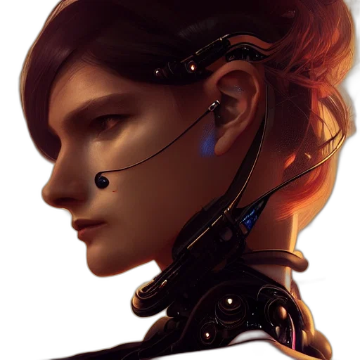 robot, face, mask, staff transparent PNG cut-out