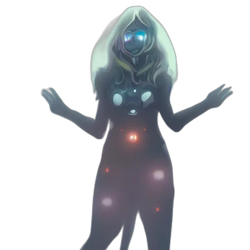 creature, dress, mask, robot transparent PNG cut-out