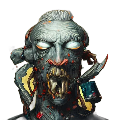 face, mask, staff, concept art transparent PNG cut-out