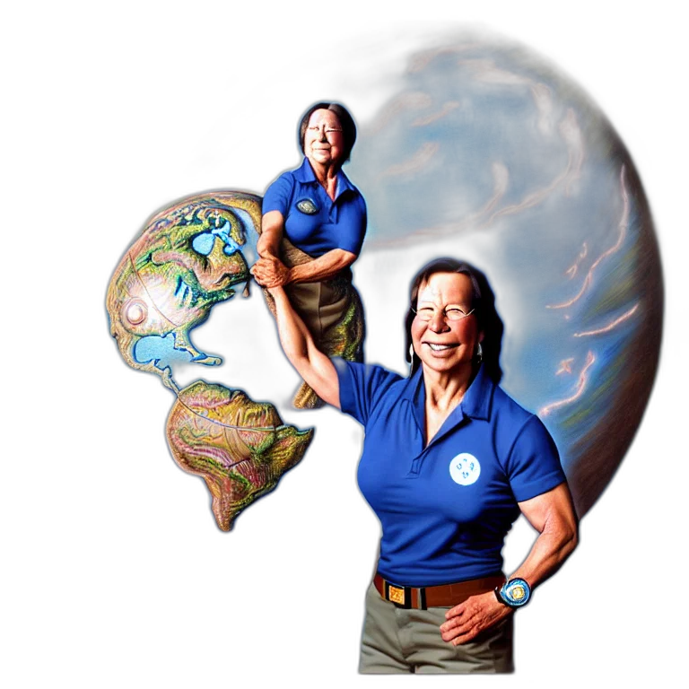 staff, photorealistic, 3d render, outer space transparent PNG cut-out