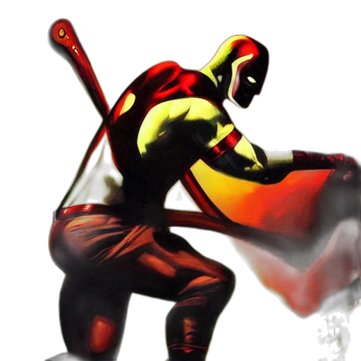 concept art, comic book art, 3d render, fantasy art transparent PNG cut-out