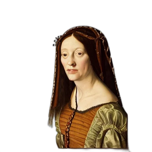 face, dress, jewelry, staff transparent PNG cut-out