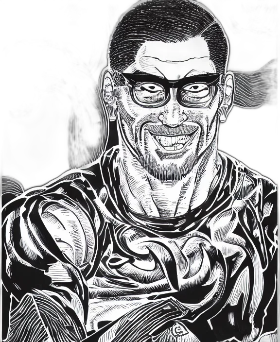 comic book art, cartoon, pencil sketch, photorealistic transparent PNG cut-out