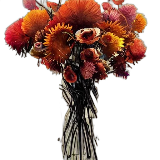 flower, crown, staff, jewelry transparent PNG cut-out