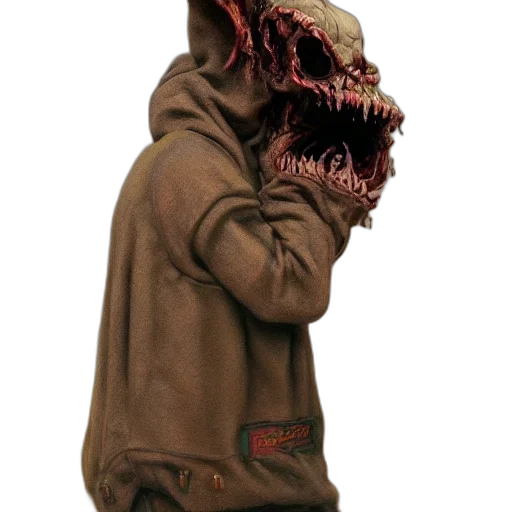 creature, mask, jacket, animal transparent PNG cut-out