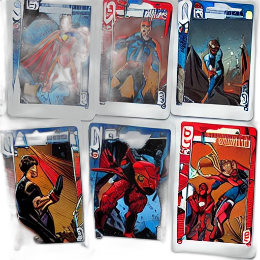 comic book art, tradind, card, game transparent PNG cut-out