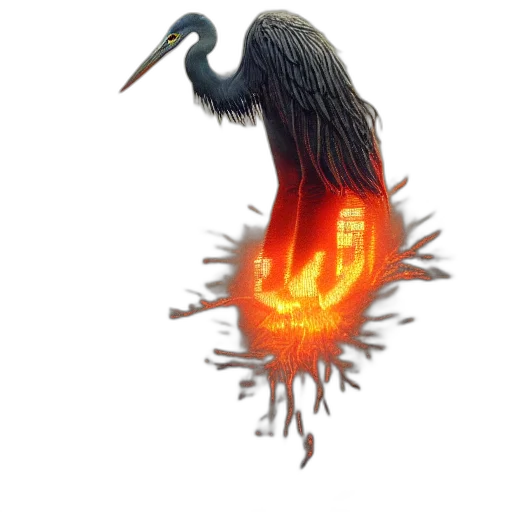 dragon, creature, animal, staff transparent PNG cut-out