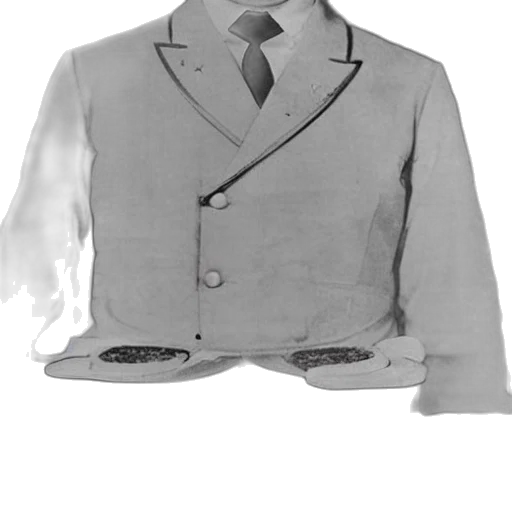 jacket, staff, dress, face transparent PNG cut-out