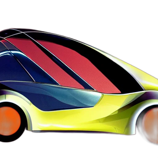 car, concept art, 3d render, photorealistic transparent PNG cut-out