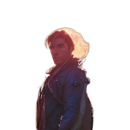 jacket, face, mask, creature transparent PNG cut-out
