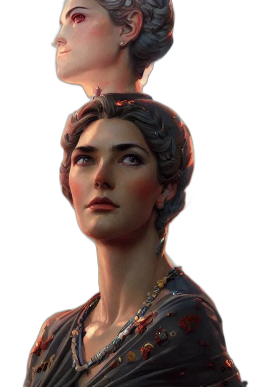 crown, face, staff, mask transparent PNG cut-out