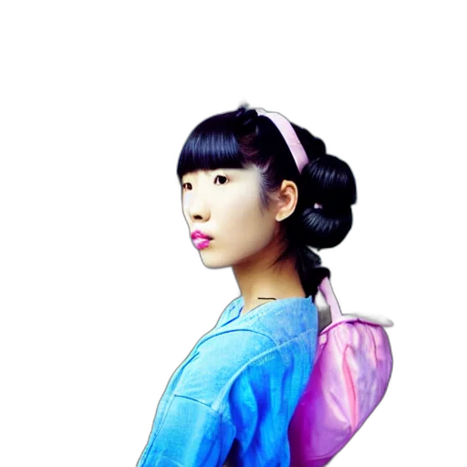 staff, umbrella, dress, face transparent PNG cut-out