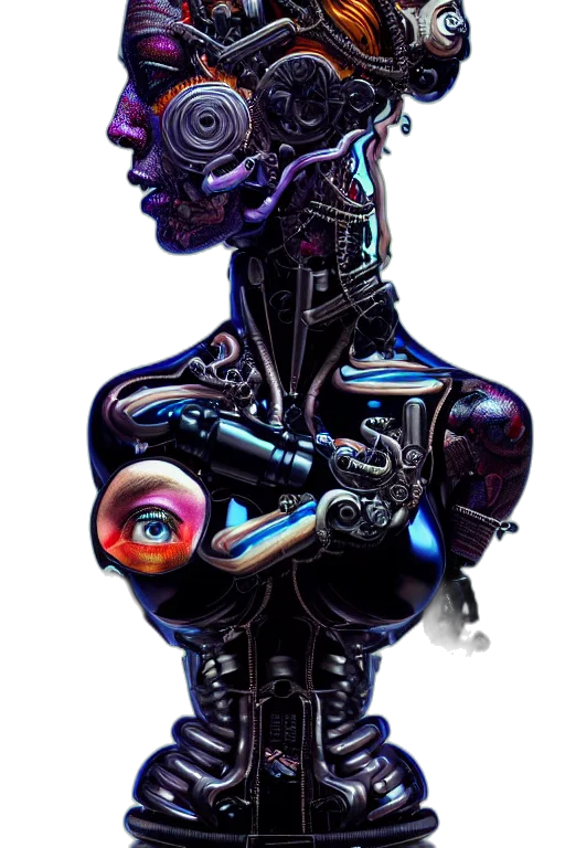 robot, dress, face, mask transparent PNG cut-out