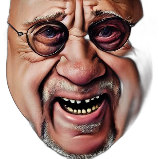 face, mask, creature, staff transparent PNG cut-out