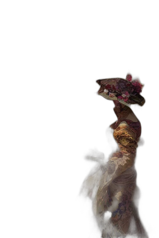 hat, crown, staff, hair transparent PNG cut-out