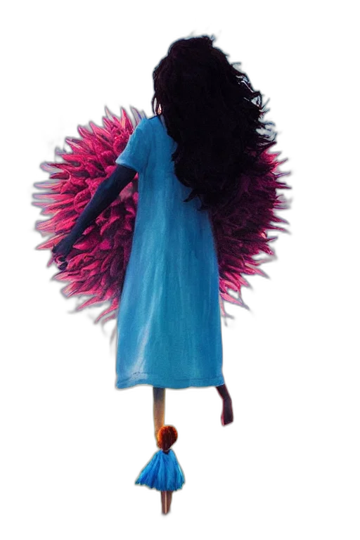 hair, dress, jacket, umbrella transparent PNG cut-out