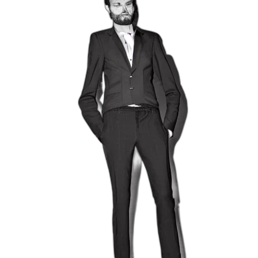 jacket, staff, tallest, man transparent PNG cut-out