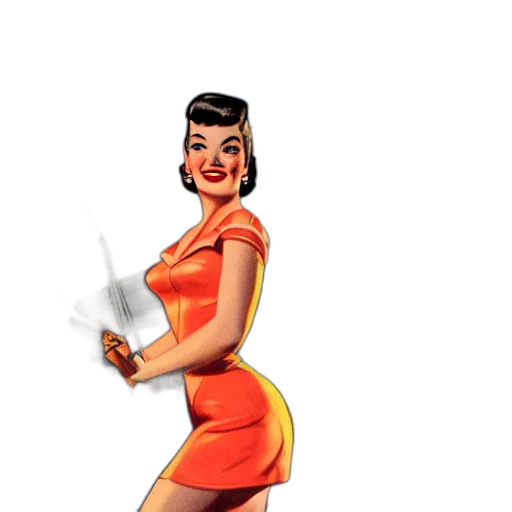 staff, dress, weapon, comic book art transparent PNG cut-out