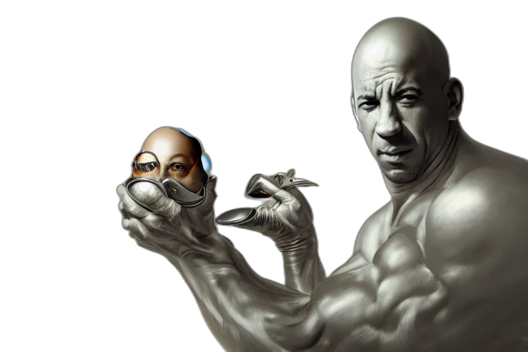 mask, creature, face, weapon transparent PNG cut-out
