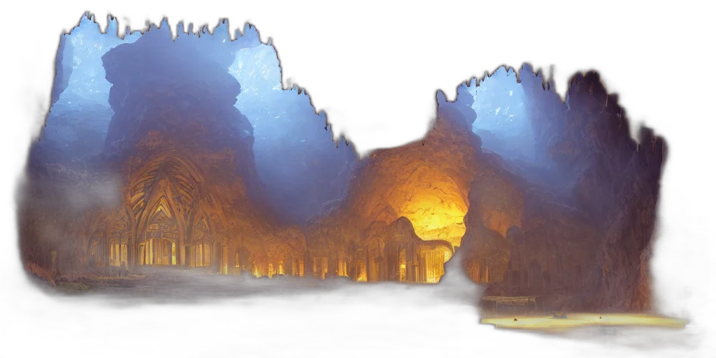 concept art, fantasy art, watercolor, 3d render transparent PNG cut-out