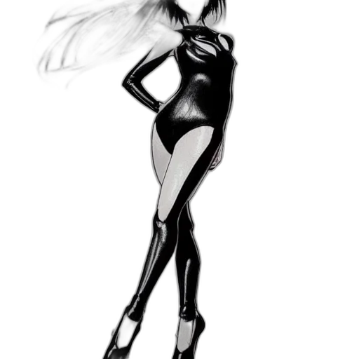 dress, robot, hair, mask transparent PNG cut-out