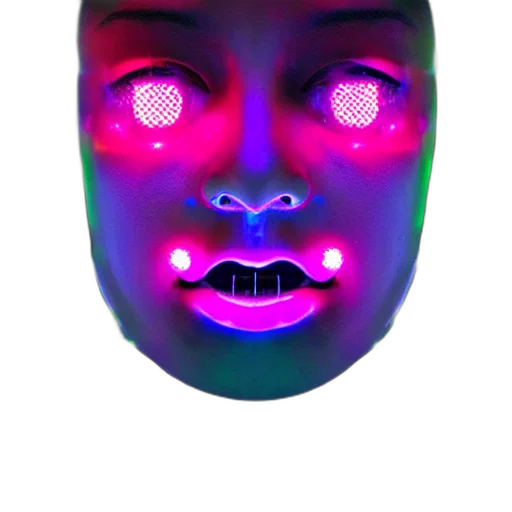 mask, face, robot, creature transparent PNG cut-out