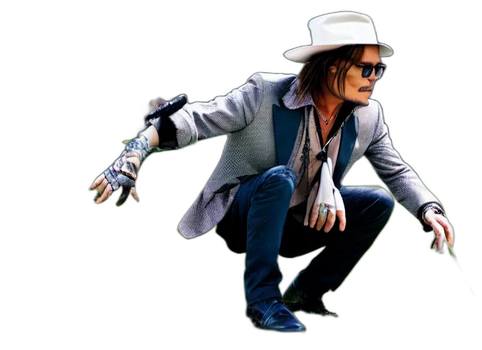 jacket, hat, robot, concept art transparent PNG cut-out