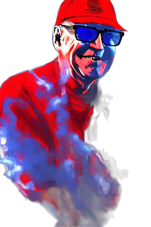 face, comic book art, photorealistic, oil painting transparent PNG cut-out
