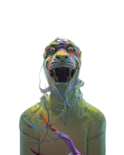 mask, creature, face, robot transparent PNG cut-out