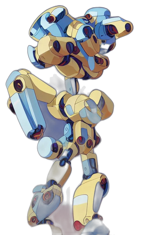robot, weapon, staff, concept art transparent PNG cut-out