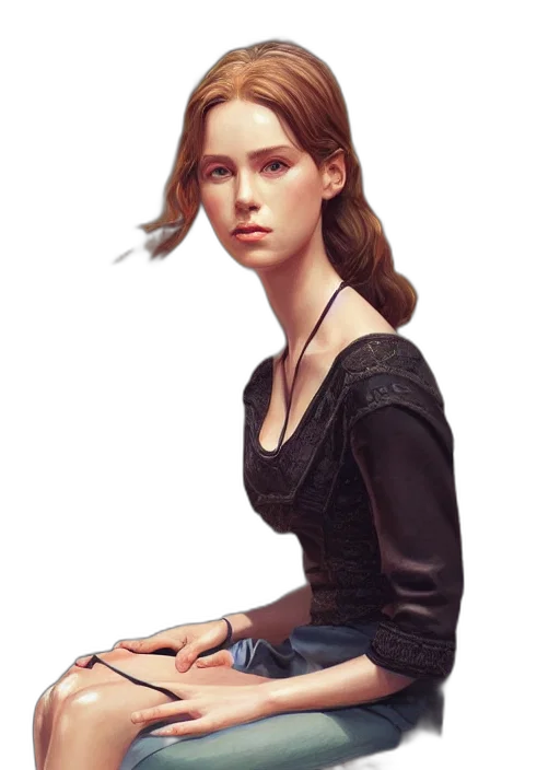 dress, face, jacket, jewelry transparent PNG cut-out
