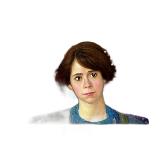 face, staff, dress, hair transparent PNG cut-out