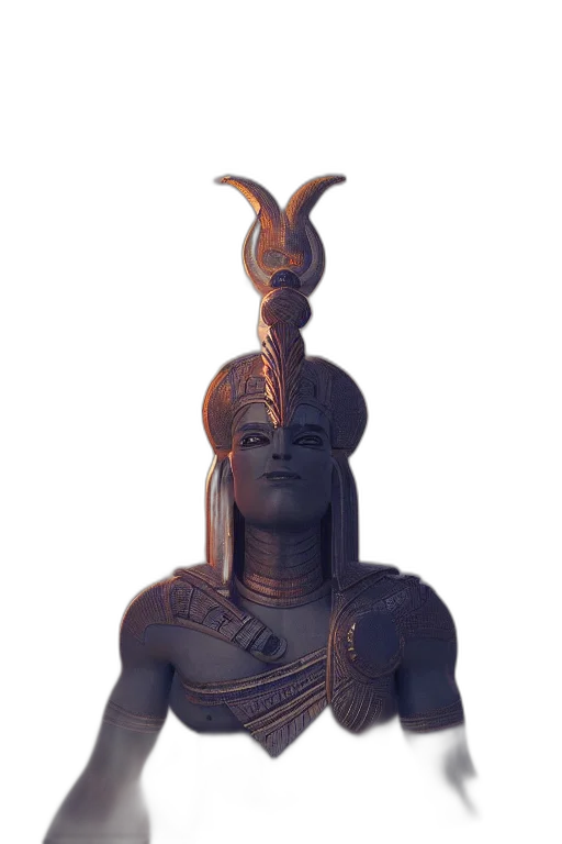 staff, crown, mask, robot transparent PNG cut-out
