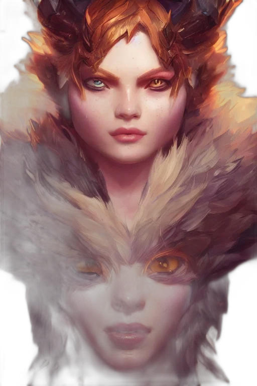 face, crown, mask, creature transparent PNG cut-out
