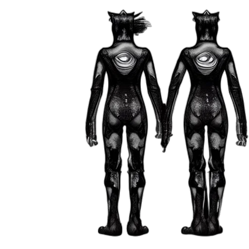robot, creature, concept art, 3d render transparent PNG cut-out