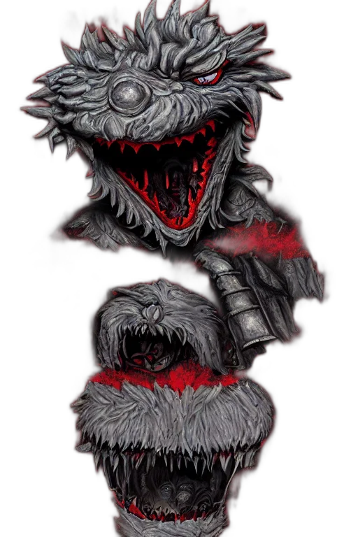 mask, creature, dragon, face transparent PNG cut-out