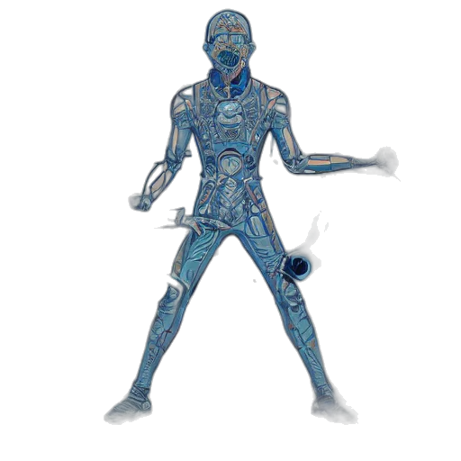 robot, mask, staff, jacket transparent PNG cut-out