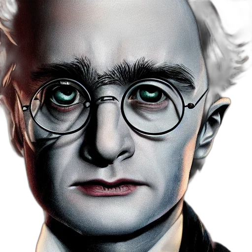 face, comic book art, photorealistic, concept art transparent PNG cut-out