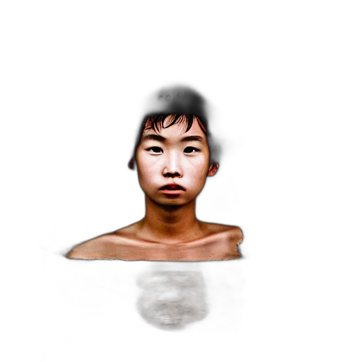 face, mask, creature, hair transparent PNG cut-out