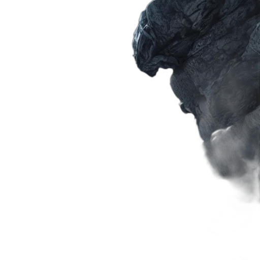 dragon, face, mask, hair transparent PNG cut-out