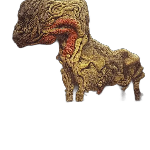 dragon, mask, animal, creature transparent PNG cut-out