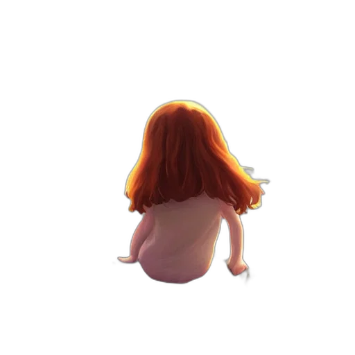 hair, dress, creature, crown transparent PNG cut-out
