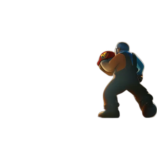 robot, creature, staff, weapon transparent PNG cut-out