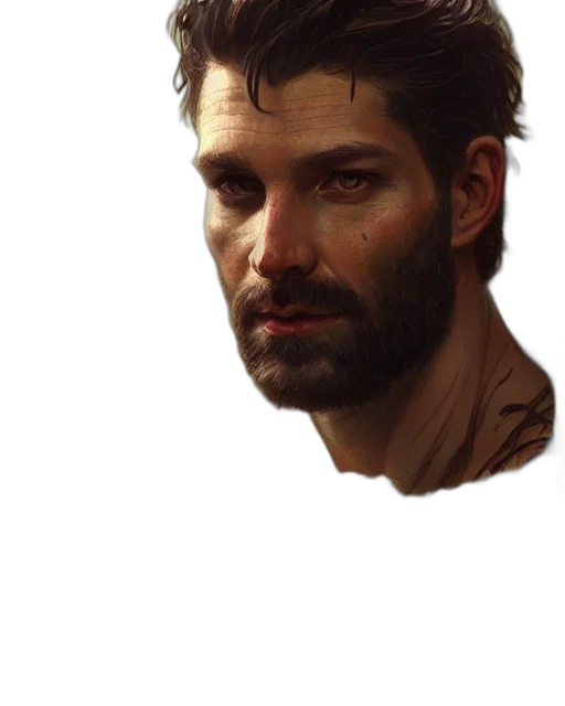 face, mask, jacket, weapon transparent PNG cut-out