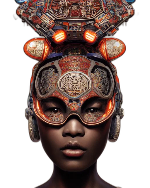 mask, face, crown, jewelry transparent PNG cut-out